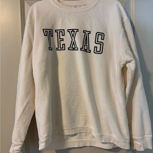 Texas White Sweatshirt